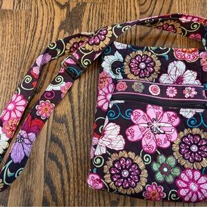 Vera Bradley Floral Pattern Crossbody Bag